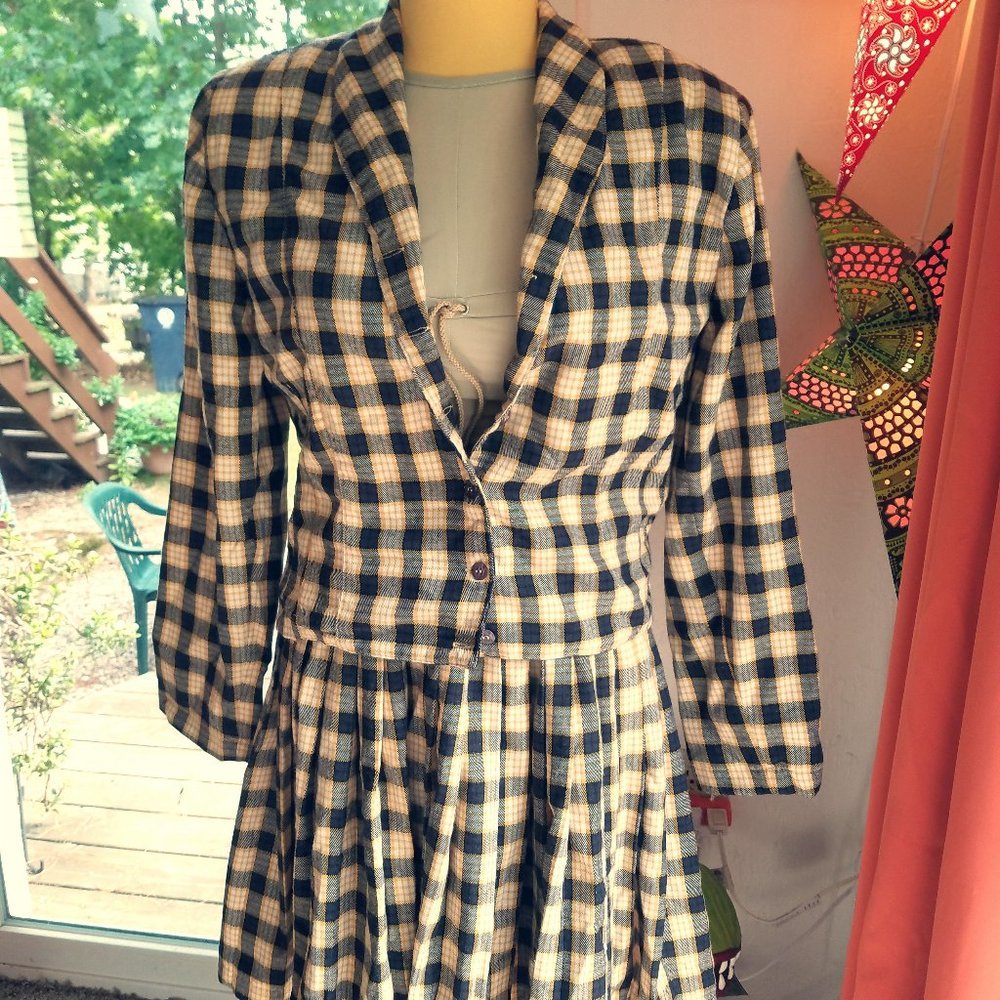 AMAZING RARE 90s YELLOW SKIRT SUIT CHER CLUELESS